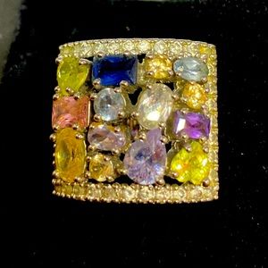 NATURAL MULTI GEMSTONE RING‼️❤️